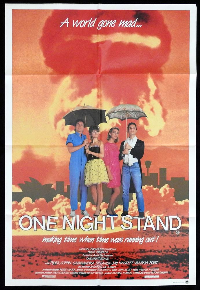 ONE NIGHT STAND Original One Sheet Movie Poster Tyler Coppin Cassandra Delaney Australian Film