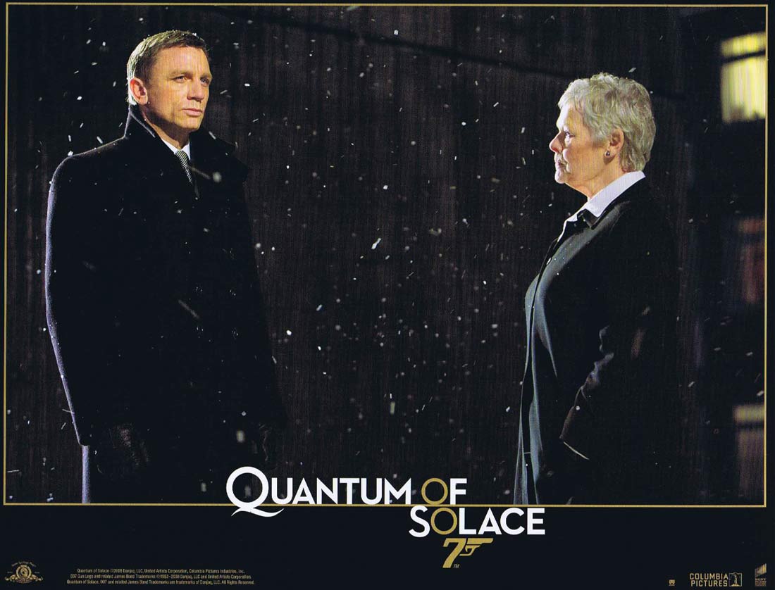 QUANTUM OF SOLACE Original French Lobby Card 3 Daniel Craig James Bond