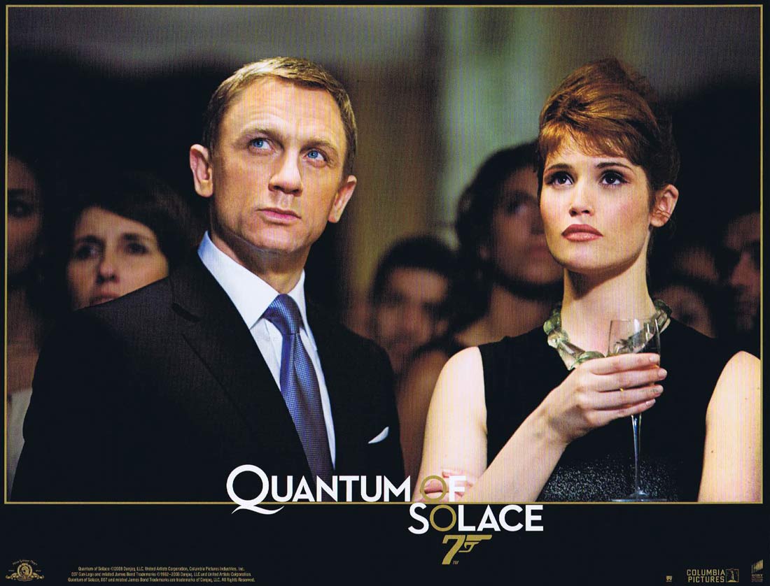 QUANTUM OF SOLACE Original French Lobby Card 4 Daniel Craig James Bond