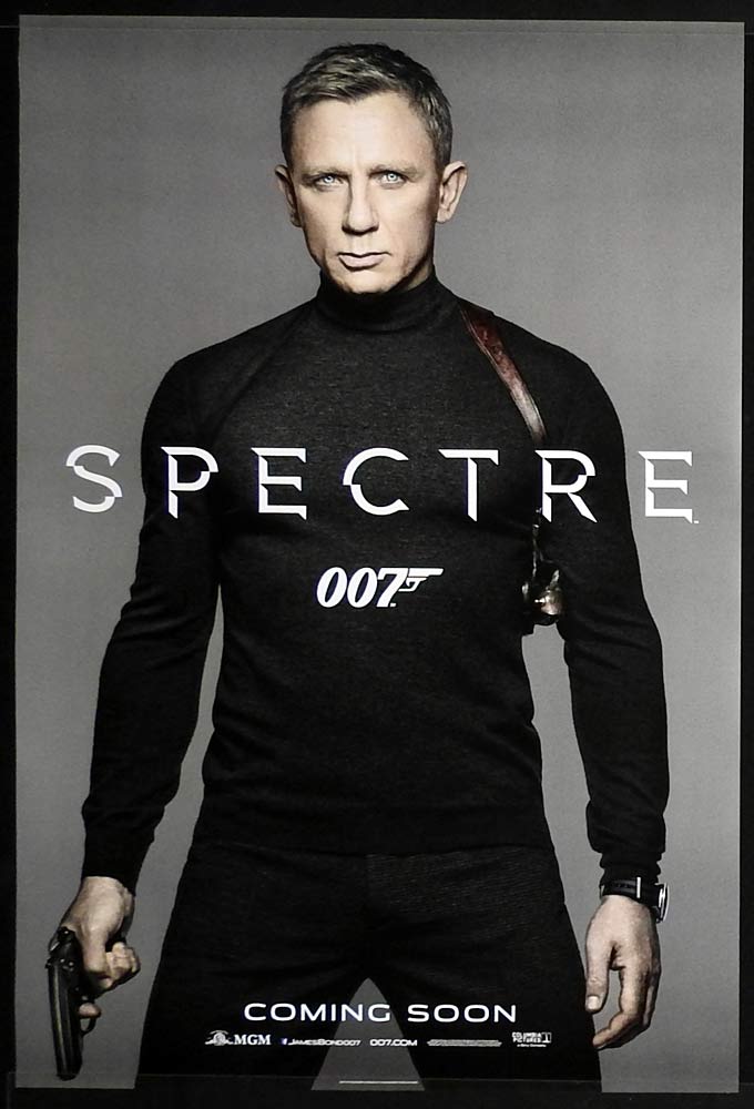 SPECTRE Original US INT One Sheet Movie Poster Daniel Craig James Bond Christoph Waltz Coming Soon