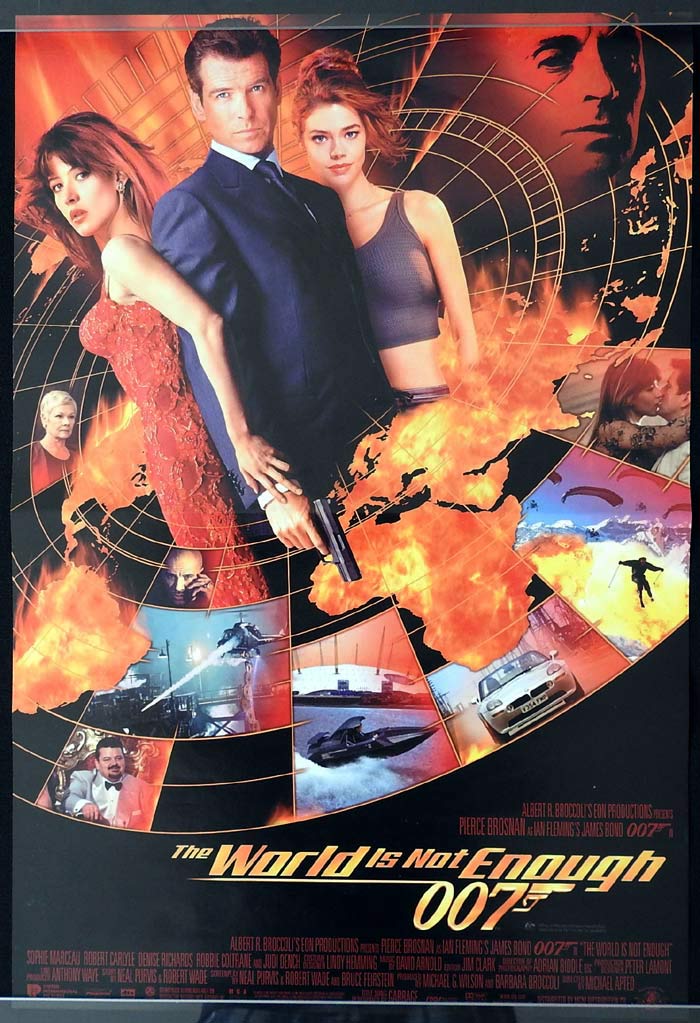 THE WORLD IS NOT ENOUGH Original DS Daybill Movie Poster Pierce Brosnan James Bond