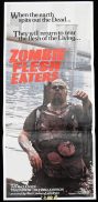 ZOMBIE FLESH EATERS aka ZOMBI 2 Original Daybill Movie Poster Lucio Fulci Horror