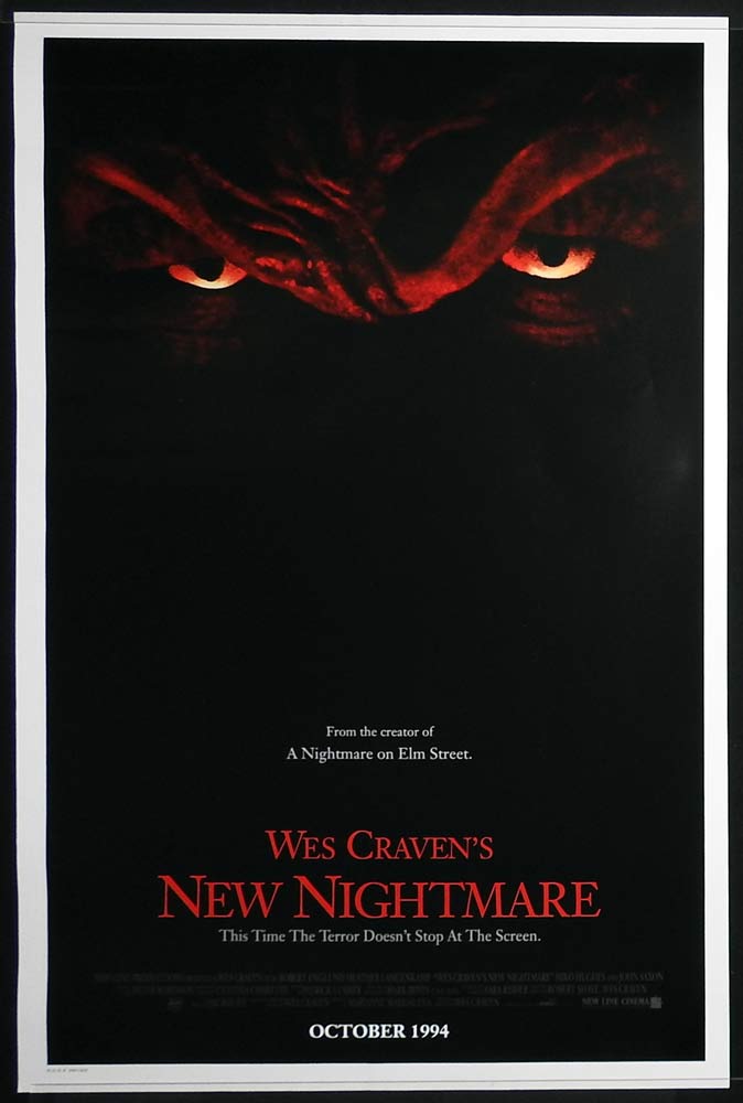 WES CRAVENS NEW NIGHTMARE Original US One Sheet Movie poster Heather Langenkamp Robert Englund