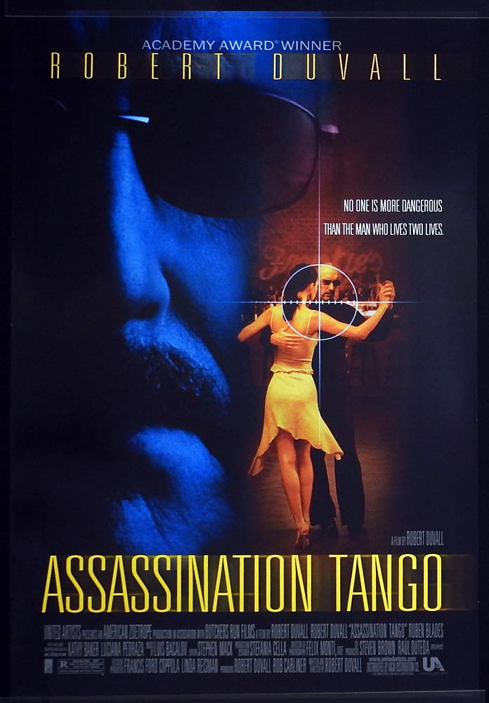 ASSASSINATION TANGO Original US One Sheet Movie poster Robert Duvall Rubén Blades Kathy Baker