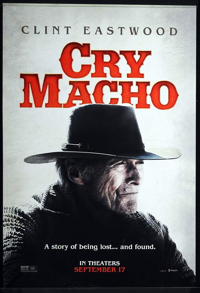 CRY MACHO Original ADV US One Sheet Movie poster Clint Eastwood Dwight Yoakam