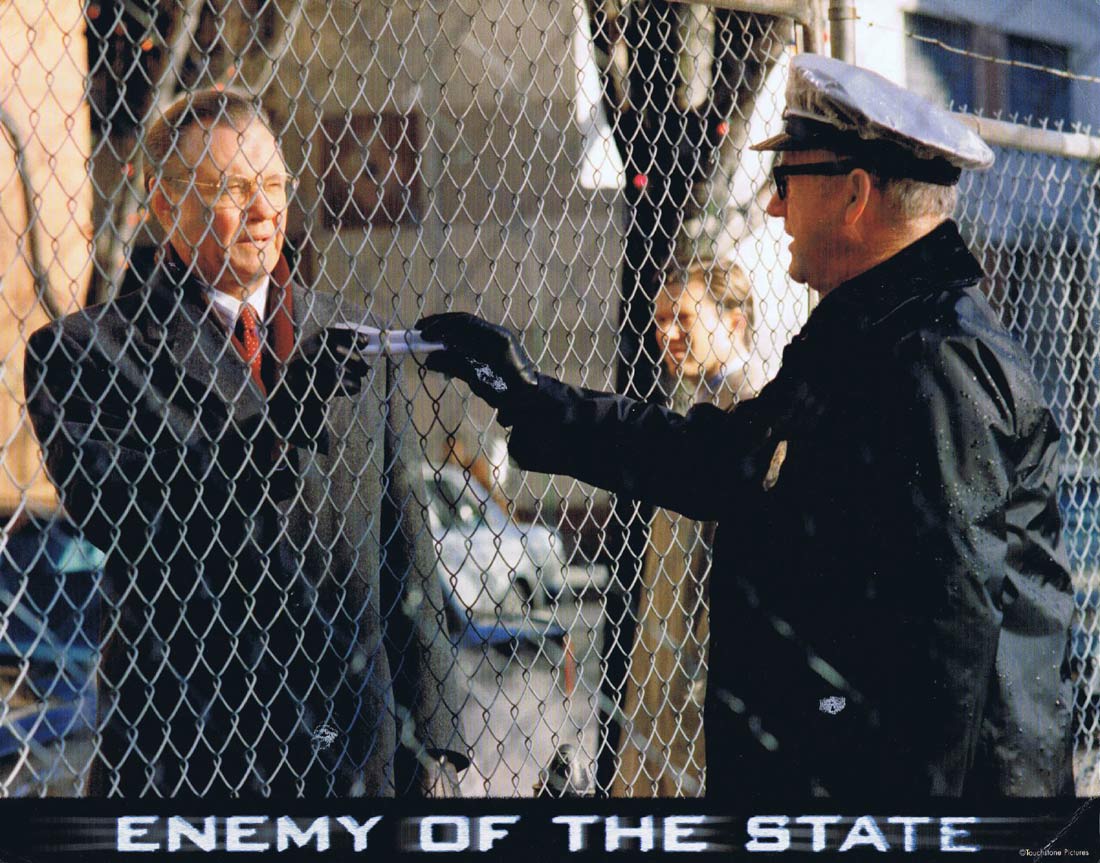 ENEMY OF THE STATE Original Lobby Card 5 Will Smith Gene Hackman Jon Voight