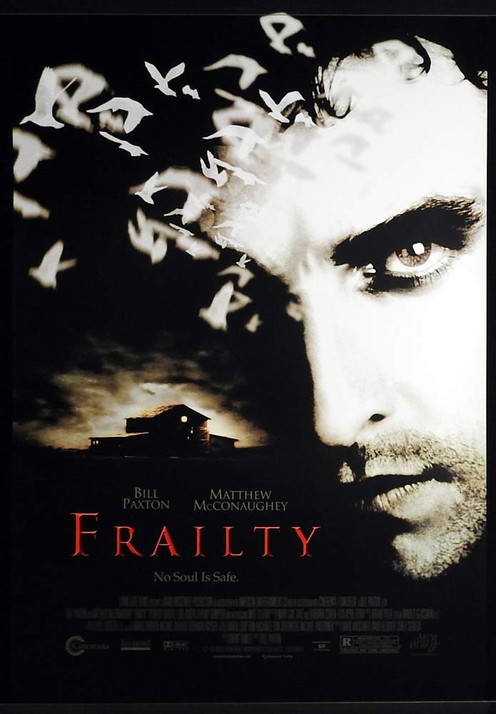 FRAILTY Original US One Sheet Movie poster Bill Paxton Matthew McConaughey