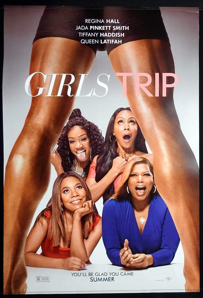 GIRLS TRIP Original US ADV One Sheet Movie poster Regina Hall Tiffany Haddish Queen Latifah
