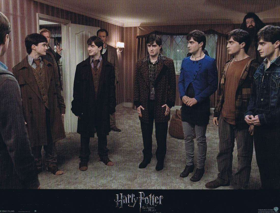 HARRY POTTER AND THE DEATHLY HALLOWS Original French Lobby Card 1 Daniel Radcliffe Rupert Grint