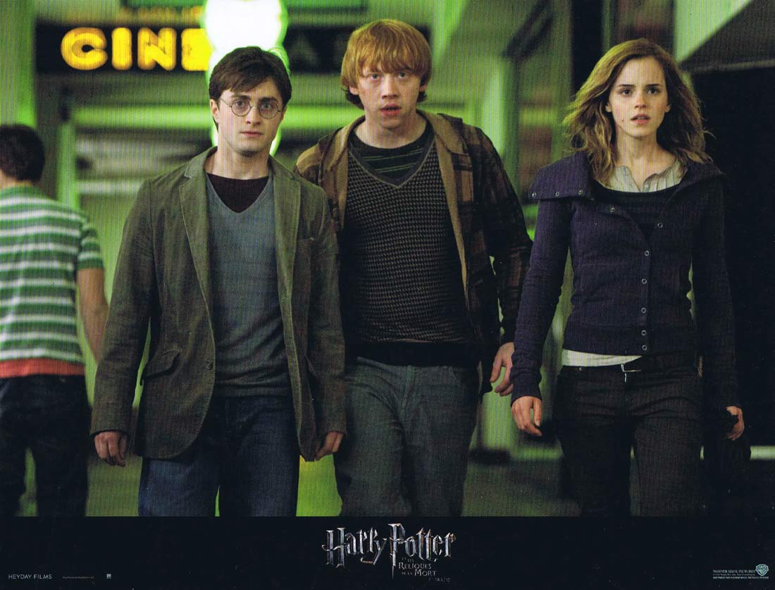 HARRY POTTER AND THE DEATHLY HALLOWS Original French Lobby Card 8 Daniel Radcliffe Rupert Grint