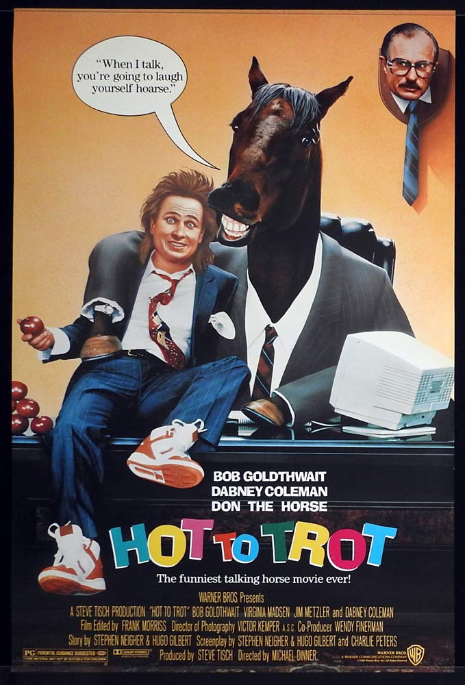 HOT TO TROT One Sheet Movie poster Bob Goldthwait Virginia Madsen