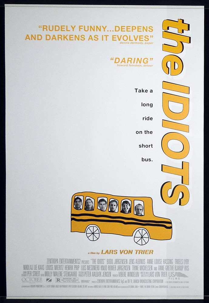 THE IDIOTS One Sheet Movie poster Bodil Jørgensen Jens Albinus Anne Louise Hassing