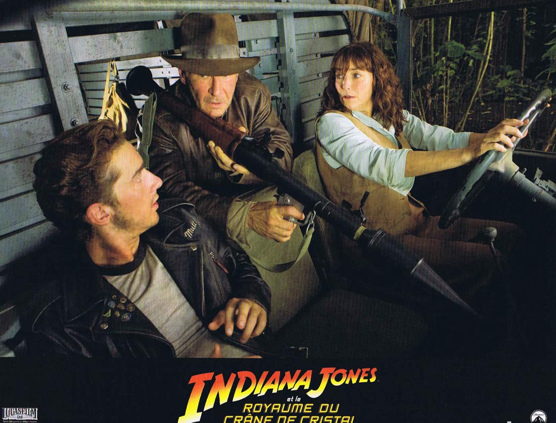 INDIANA JONES AND THE KINGDOM OF THE CRYSTAL SKULL Original French Lobby Card 8 Harrison Ford