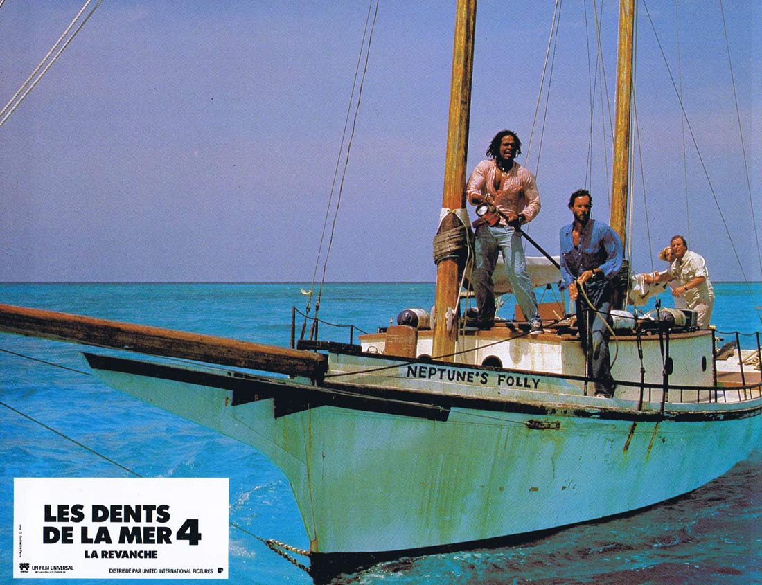 JAWS THE REVENGE Original French Lobby Card 11 Lorraine Gary Lance Guest Michael Caine