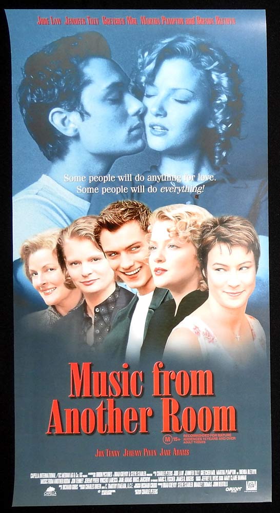 MUSIC FROM ANOTHER ROOM Original Daybill Movie Poster Jude Law Jennifer Tilly