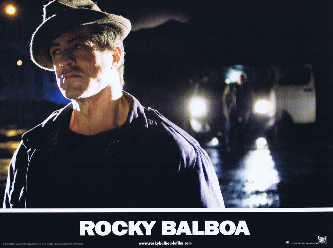 ROCKY BALBOA Original French Lobby Card 2 Boxing Sylvester Stallone Burt Young