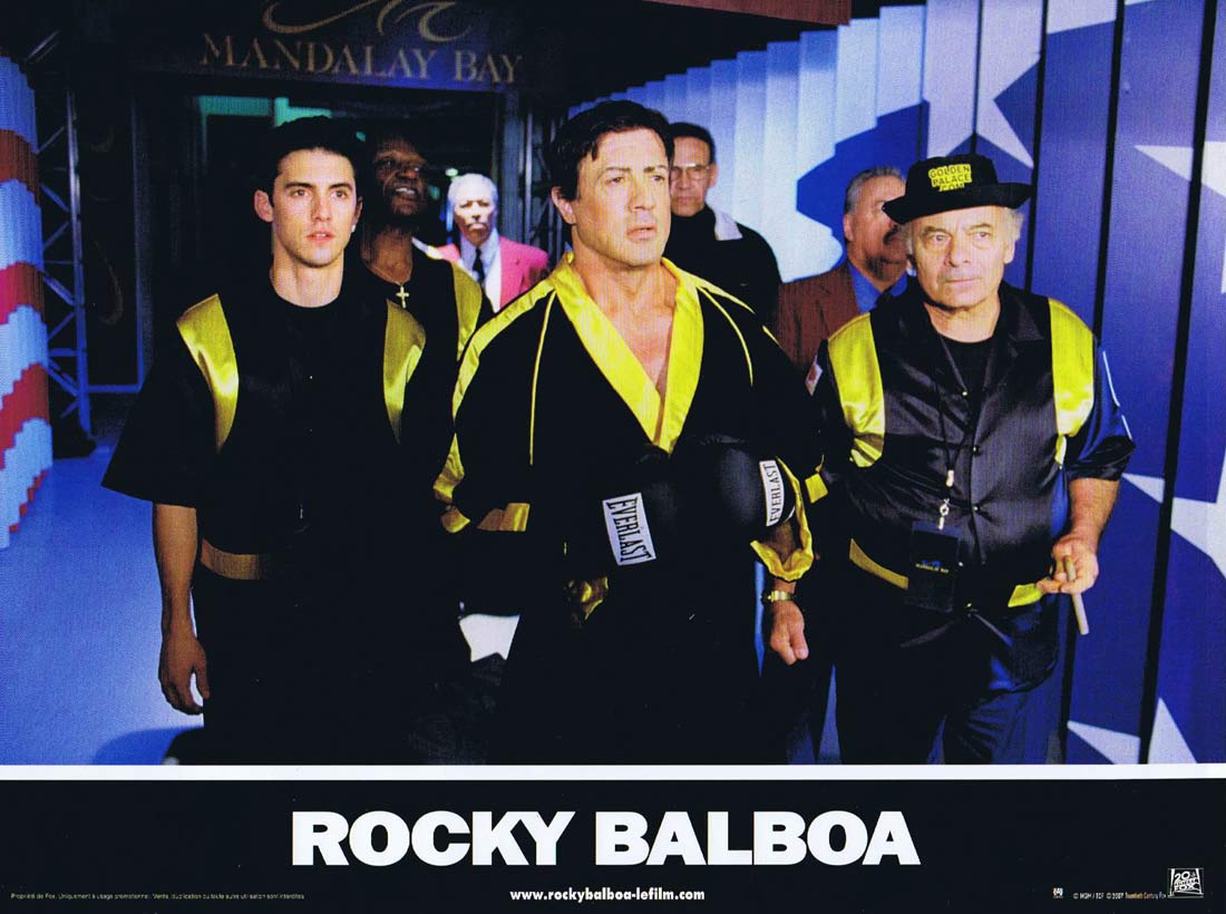ROCKY BALBOA Original French Lobby Card 4 Boxing Sylvester Stallone Burt Young