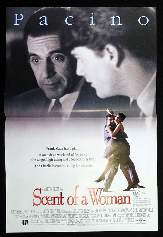 SCENT OF A WOMAN Original Daybill Movie Poster Al Pacino Chris O’Donnell
