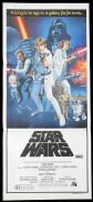 STAR WARS Original Daybill Movie poster Tom Chantrell Art Harrison Ford