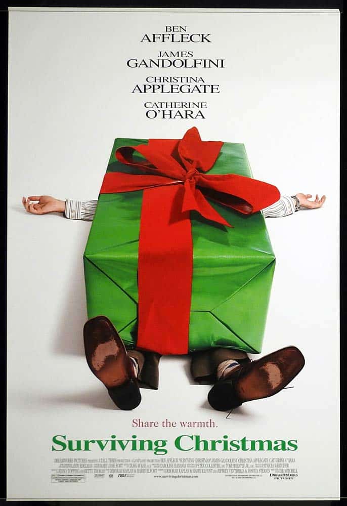 SURVIVING CHRISTMAS Original ADV US One Sheet Movie poster Ben Affleck James Gandolfini Christina Applegate