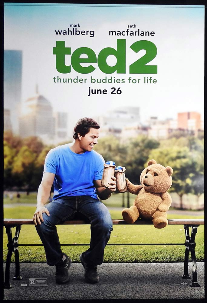 TED 2 Original US One Sheet Movie poster Mark Wahlberg Seth MacFarlane Amanda Seyfried