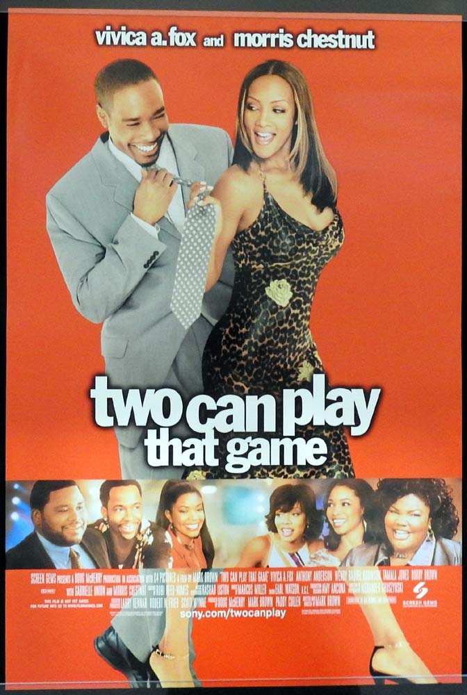 TWO CAN PLAY THAT GAME Original US One Sheet Movie poster Vivica A. Fox Anthony Anderson