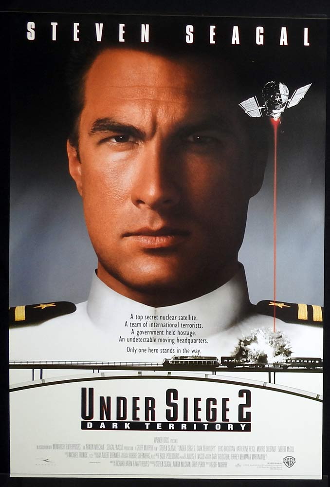 UNDER SIEGE 2 Original US One Sheet Movie Poster Steven Seagal Eric Bogosian Katherine Heigl