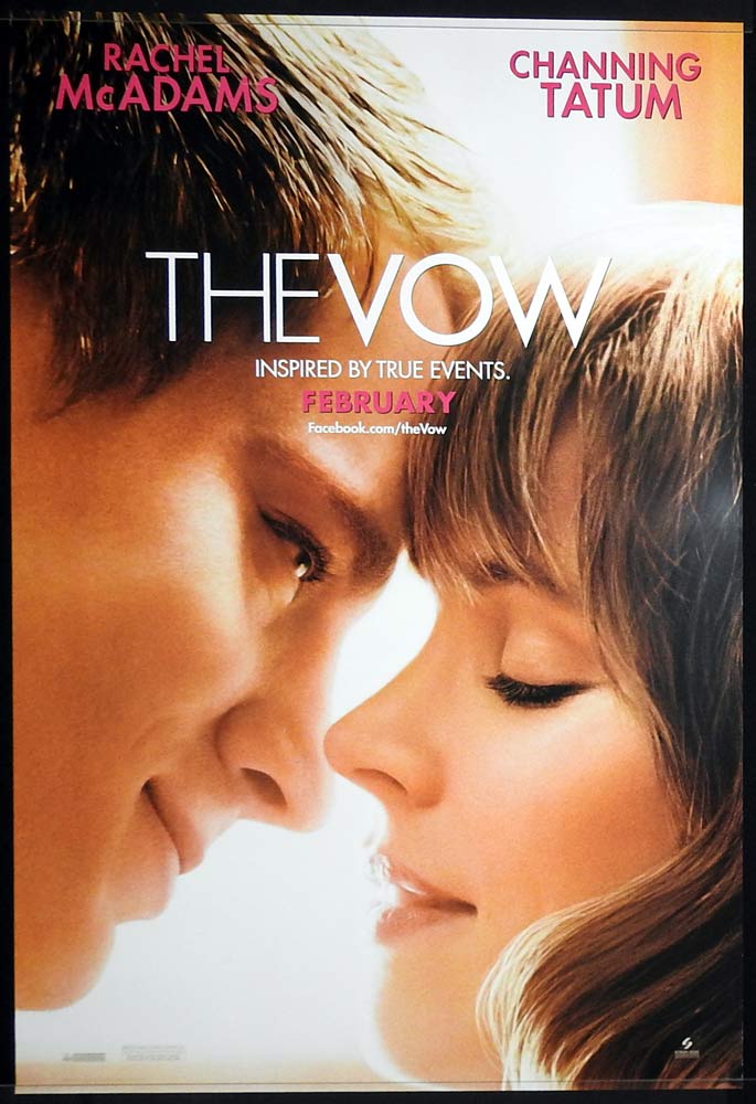 THE VOW Original ADV US One Sheet Movie poster Rachel McAdams Channing Tatum Sam Neill