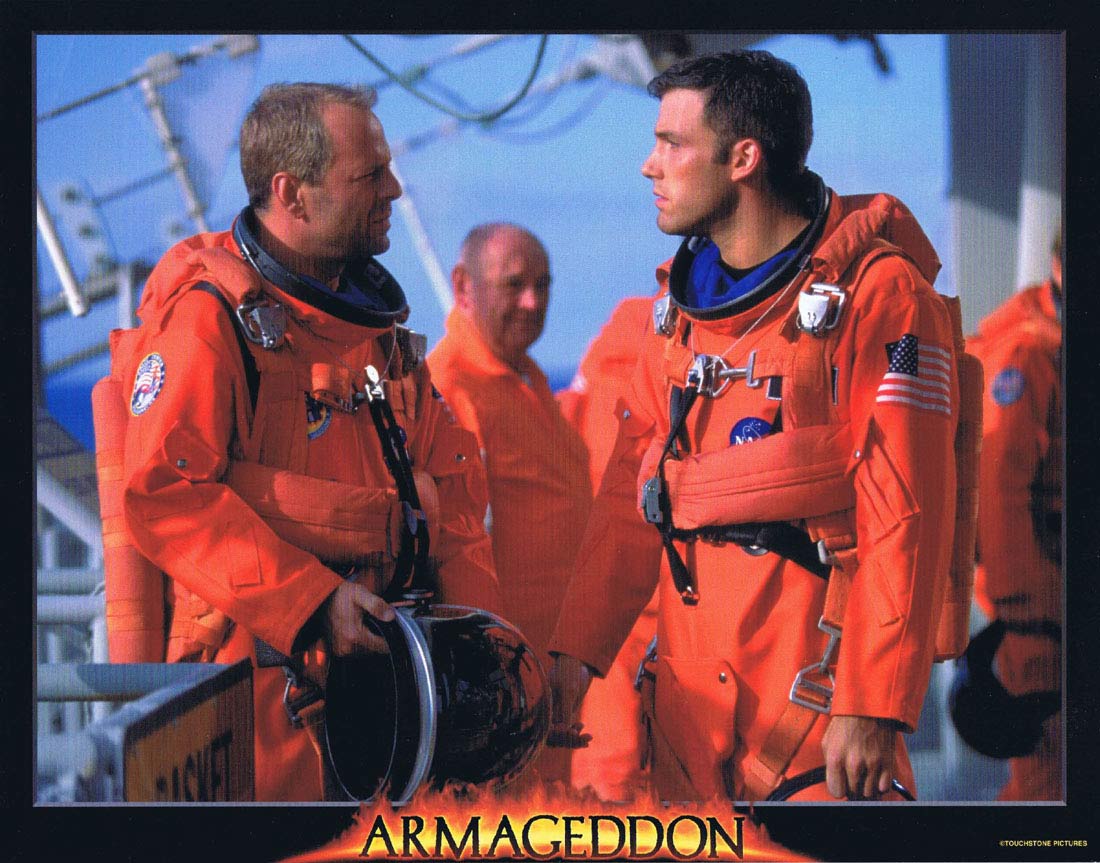 ARMAGEDDON Original US Lobby Card 3 Bruce Willis Billy Bob Thornton Liv Tyler