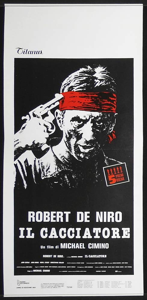 THE DEER HUNTER Original Locandina Movie Poster Robert De Niro Christopher Walken