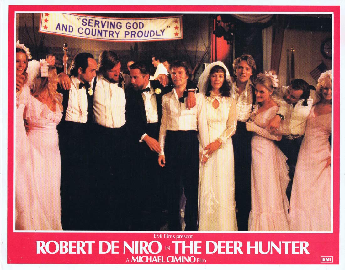 THE DEER HUNTER Original English Lobby card 1 Robert De Niro Christopher Walken