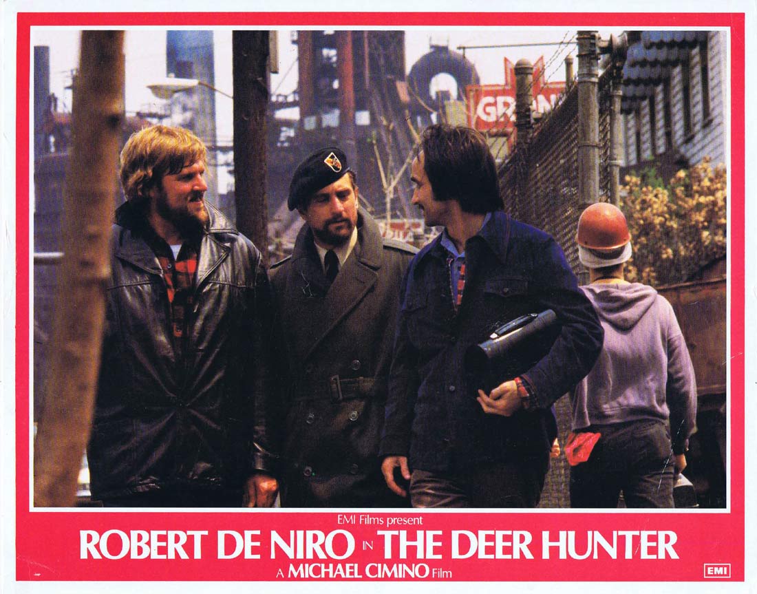 THE DEER HUNTER Original English Lobby card 10 Robert De Niro Christopher Walken