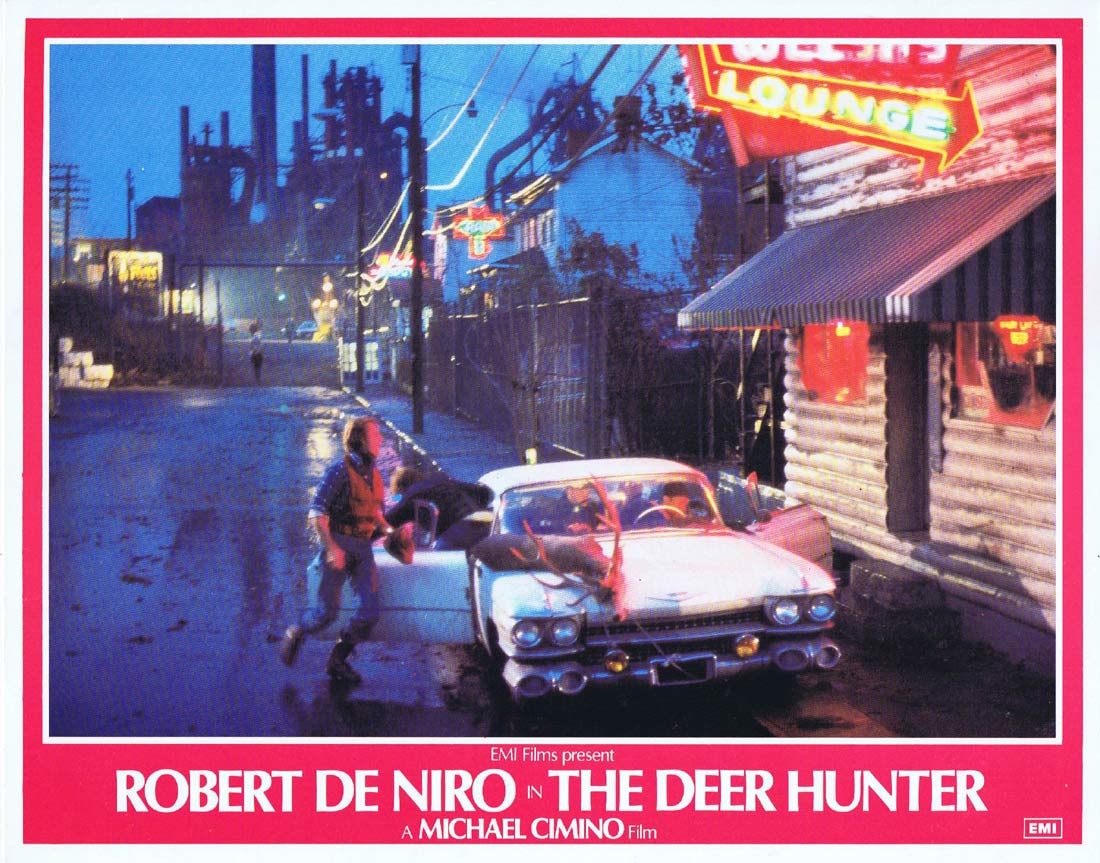 THE DEER HUNTER Original English Lobby card 2 Robert De Niro Christopher Walken