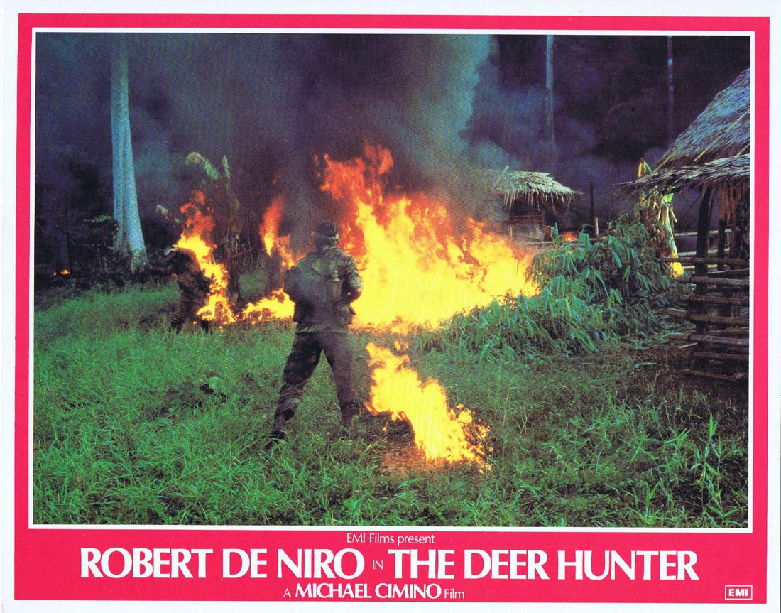 THE DEER HUNTER Original English Lobby card 3 Robert De Niro Christopher Walken