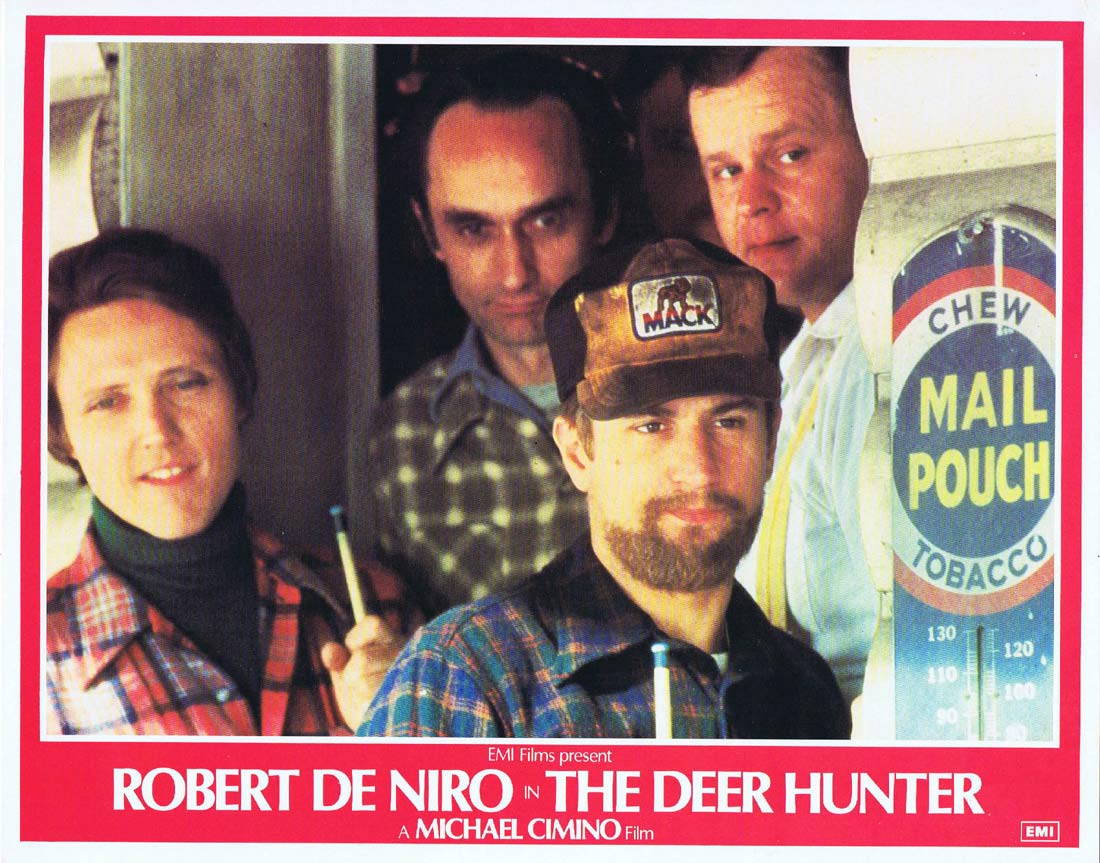 THE DEER HUNTER Original English Lobby card 6 Robert De Niro Christopher Walken