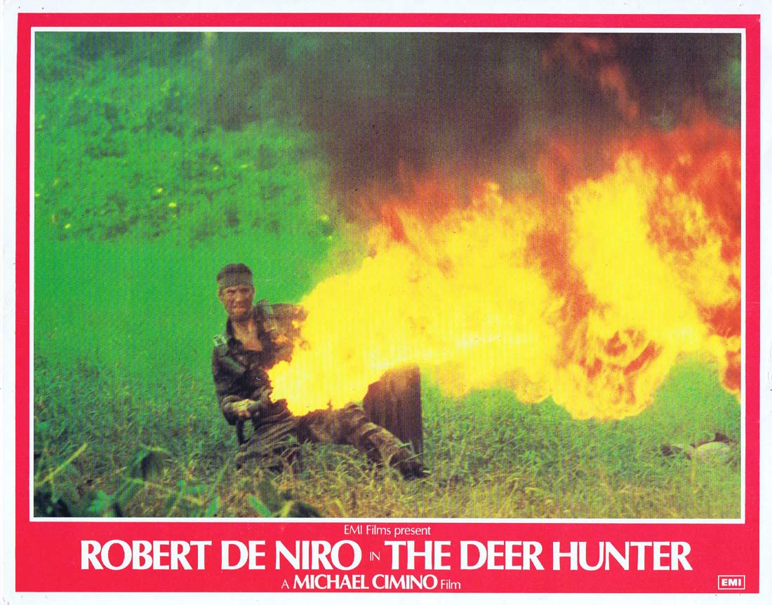THE DEER HUNTER Original English Lobby card 7 Robert De Niro Christopher Walken