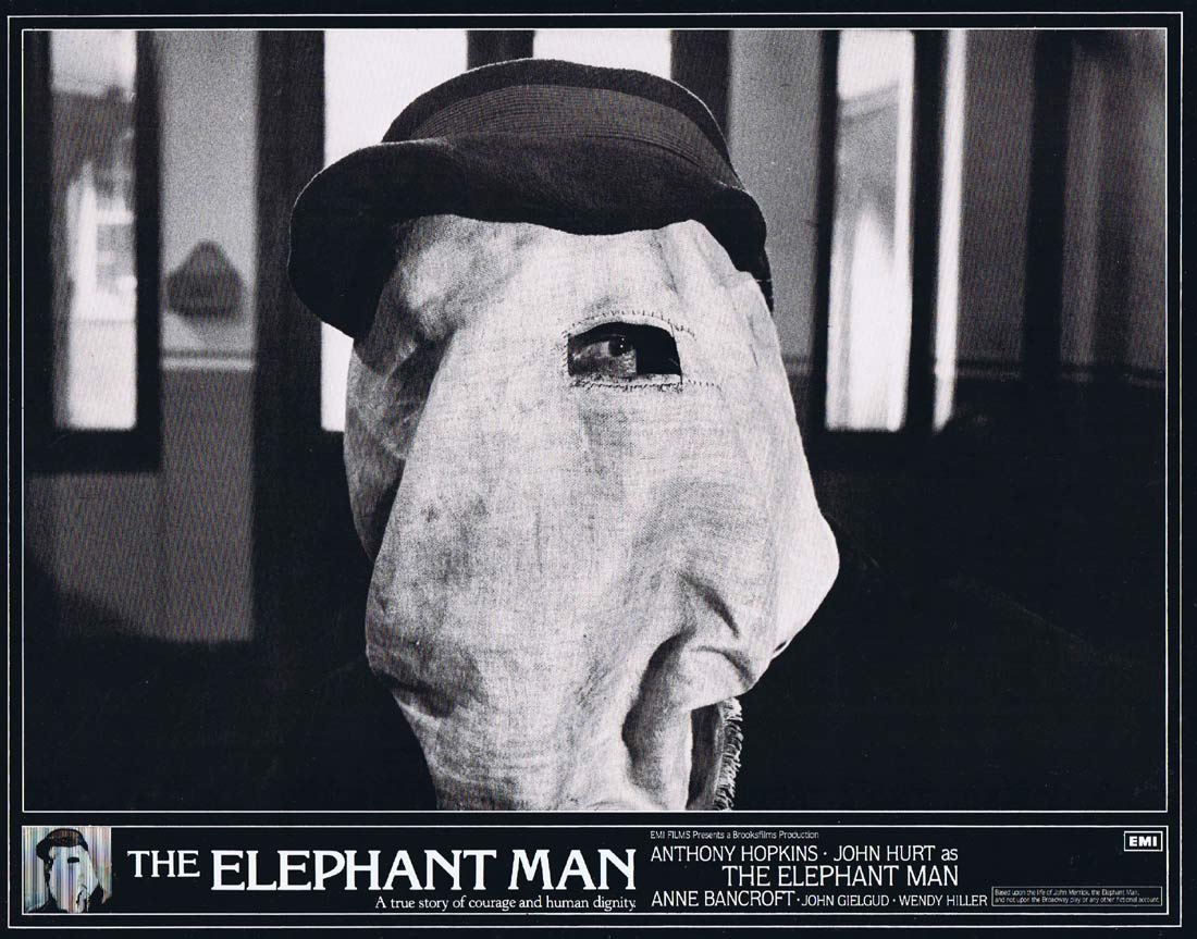 THE ELEPHANT MAN Original UK Lobby card 1 Anthony Hopkins John Hurt