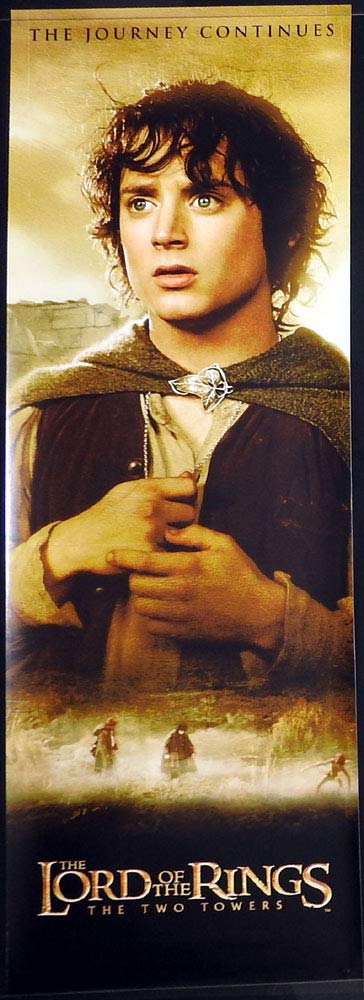 THE LORD OF THE RINGS THE TWO TOWERS Original ROLLED DOOR PANEL Movie Poster Frodo