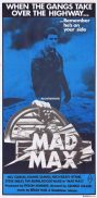 MAD MAX Original MATTE Daybill Movie poster Mel Gibson The rarest of all Mad Max posters