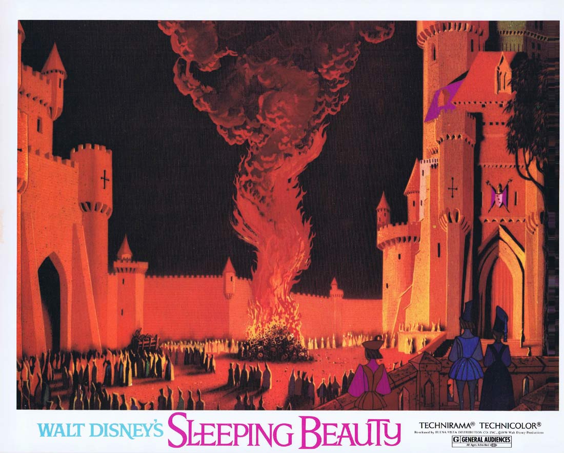 SLEEPING BEAUTY Original 1970r US Lobby card 8 Disney Classic