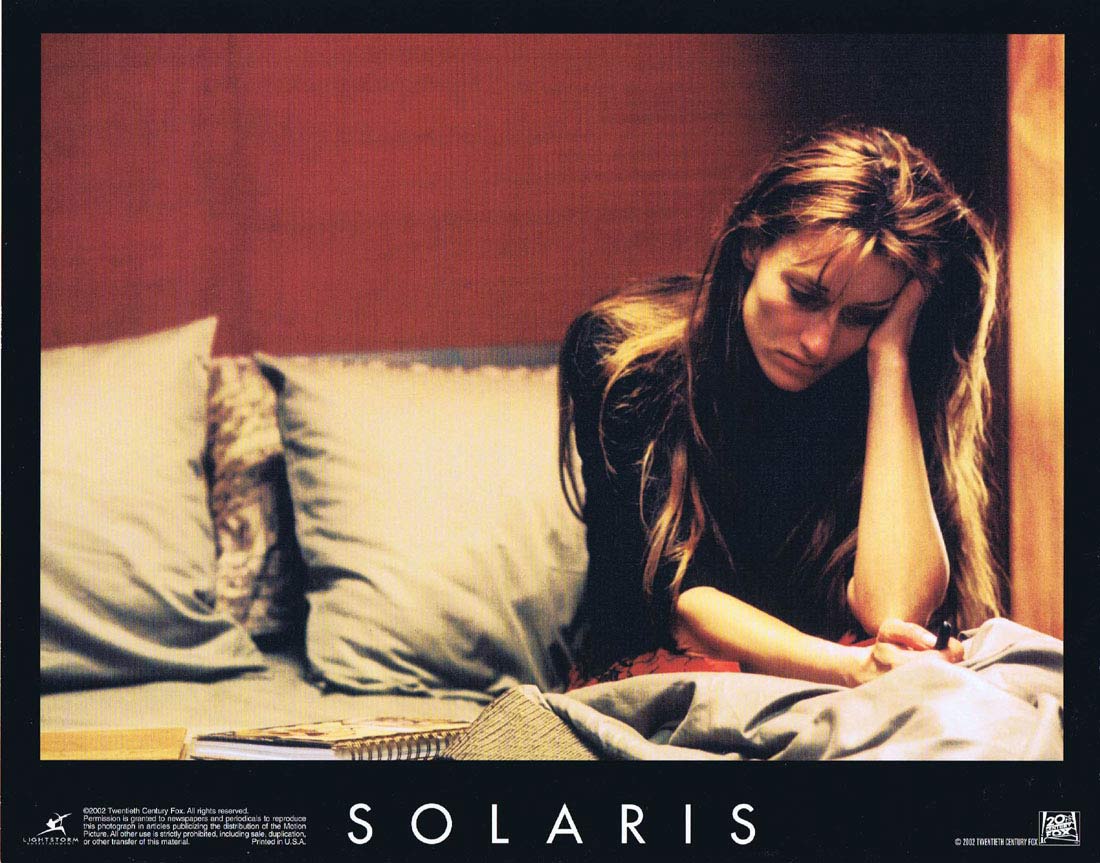 SOLARIS Original US Lobby Card 2 George Clooney Natascha McElhone