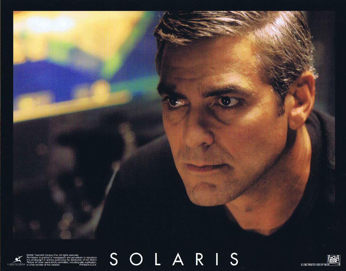 SOLARIS Original US Lobby Card 4 George Clooney Natascha McElhone