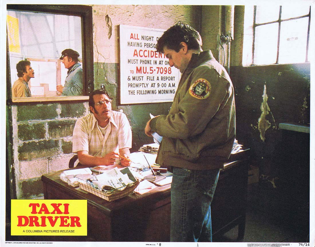 TAXI DRIVER Original US Lobby card 1 Robert De Niro Jodie Foster Martin Scorsese