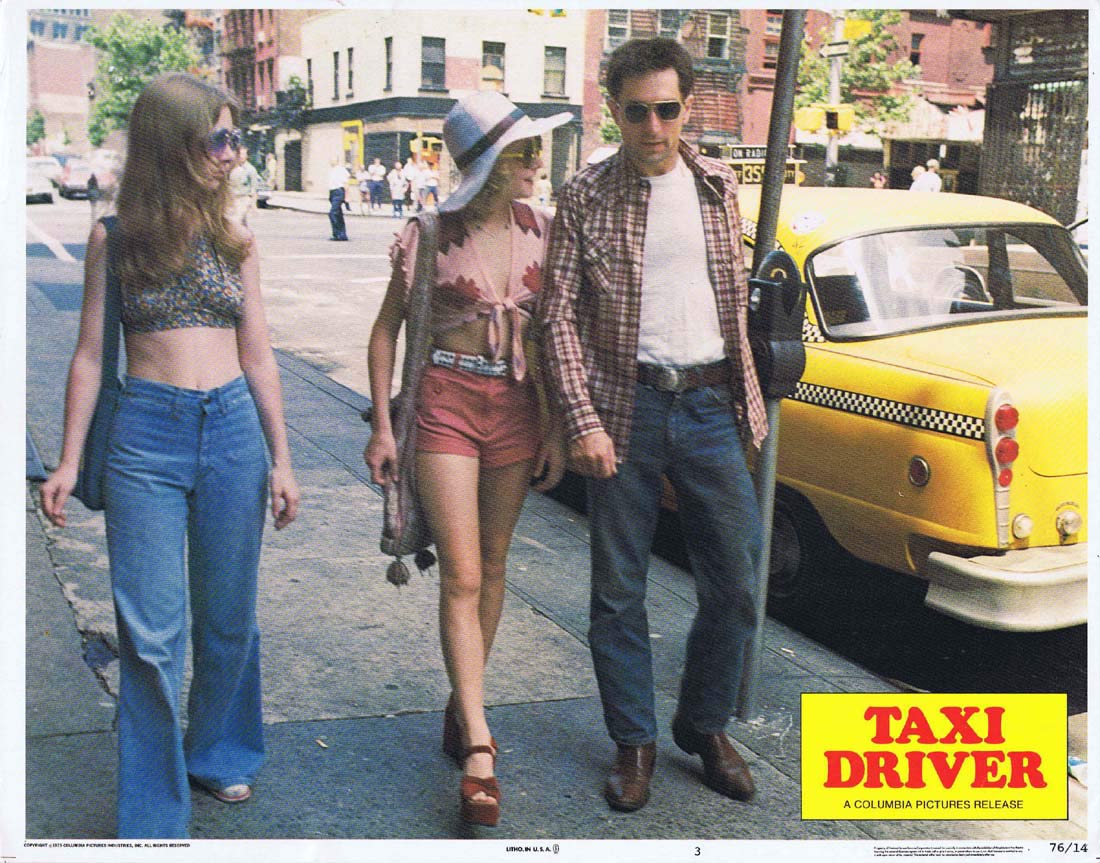 TAXI DRIVER Original US Lobby card 3 Robert De Niro Jodie Foster Martin Scorsese