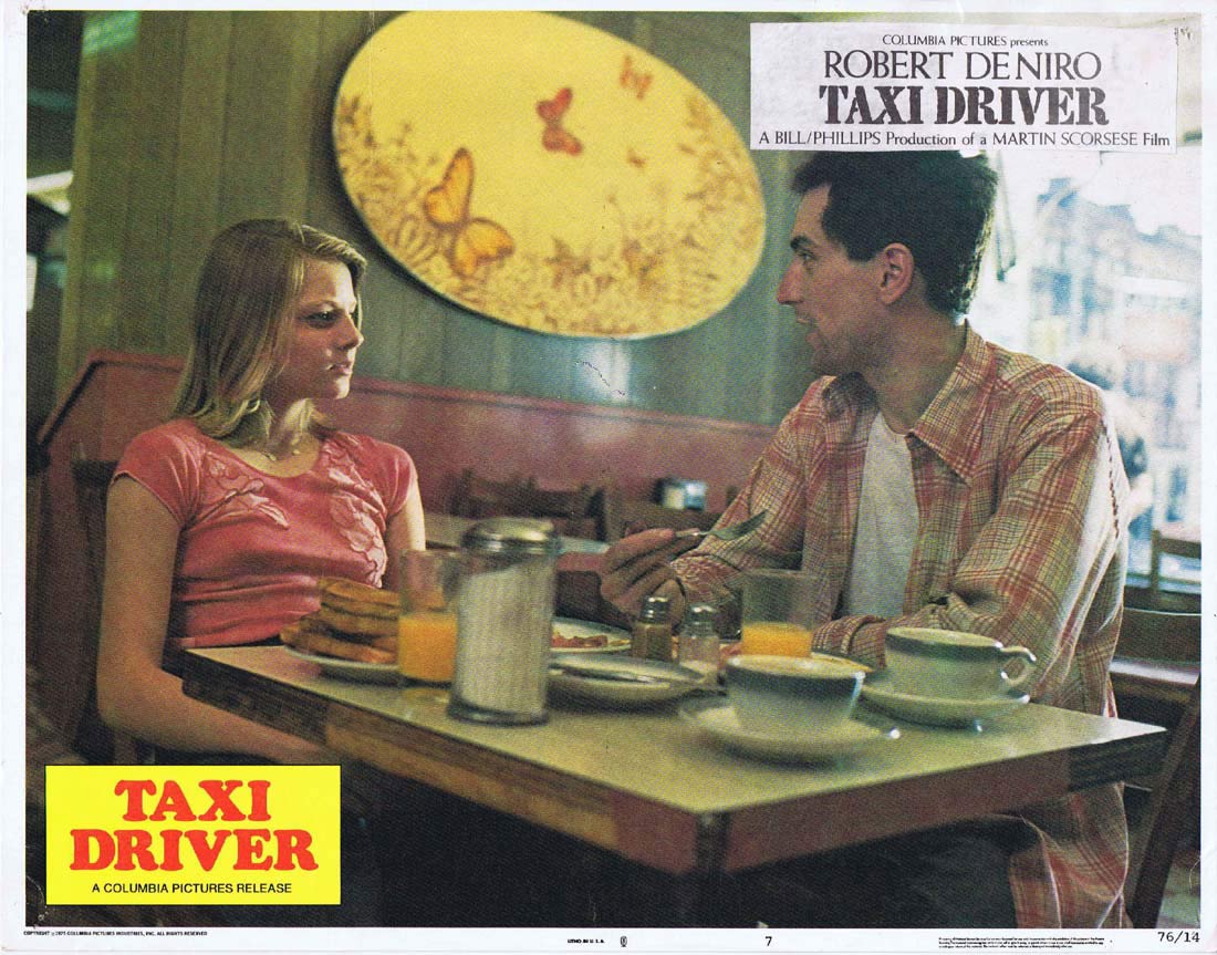 TAXI DRIVER Original US Lobby card 7 Robert De Niro Jodie Foster Martin Scorsese