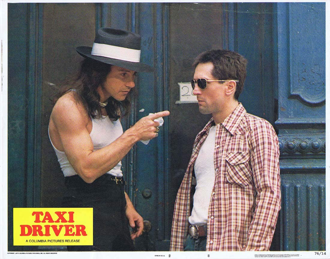 TAXI DRIVER Original US Lobby card 8 Robert De Niro Harvey Keitel Martin Scorsese
