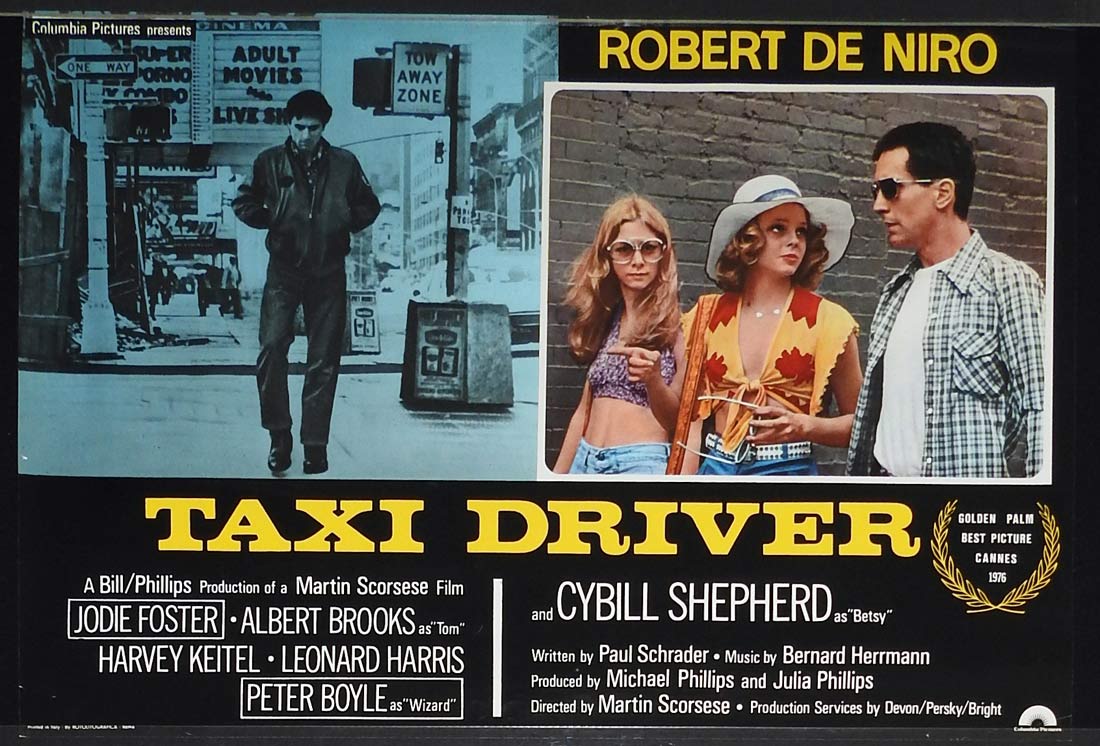 TAXI DRIVER Original Italian Photobusta Movie Poster 3 Robert De Niro Martin Scorsese