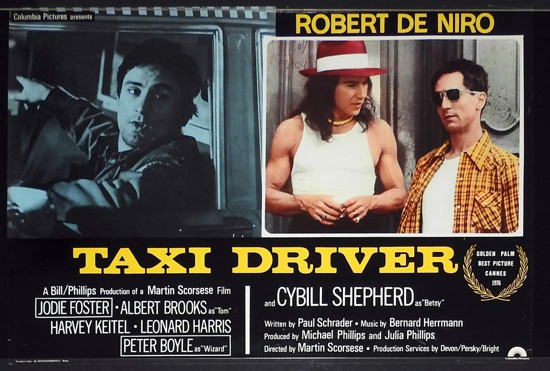 TAXI DRIVER Original Italian Photobusta Movie Poster 4 Robert De Niro Martin Scorsese