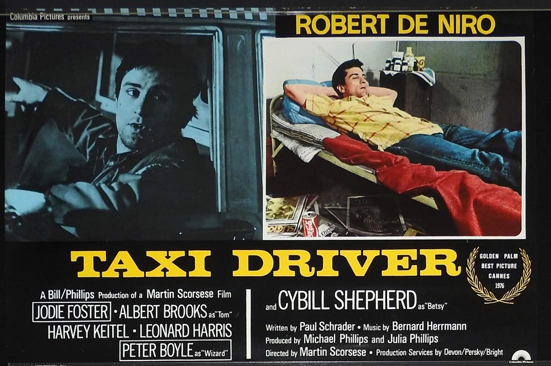 TAXI DRIVER Original Italian Photobusta Movie Poster 9 Robert De Niro Martin Scorsese