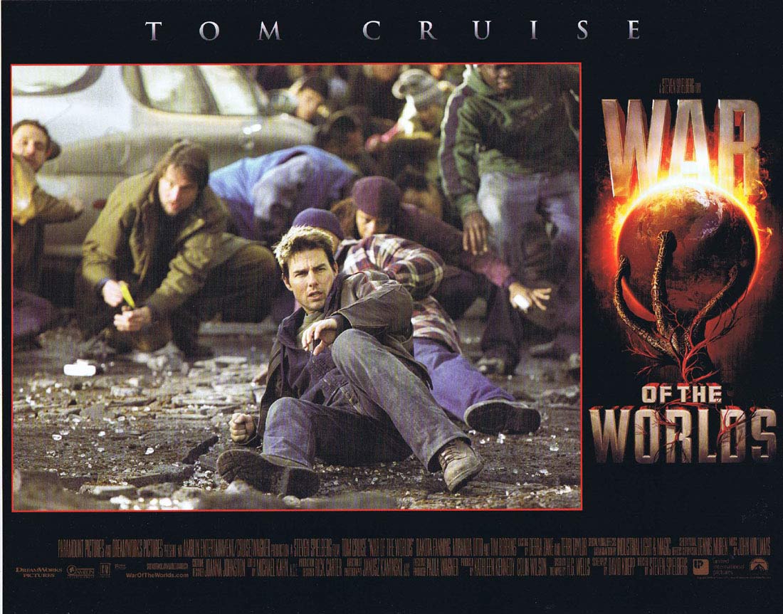 WAR OF THE WORLDS Original US Lobby Card 4 Tom Cruise Dakota Fanning Miranda Otto